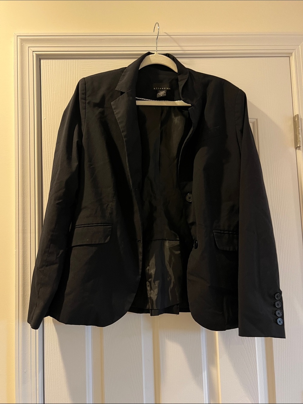 attention Black Women's Tailored Blazer